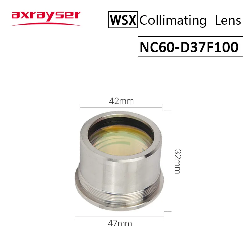 Imagem -05 - Wsx Focando Colimação Lente com Suporte Original Fibra Laser Cutting Head Parts Kc13 15 Nc30 60 D30 D37 F100 150 200