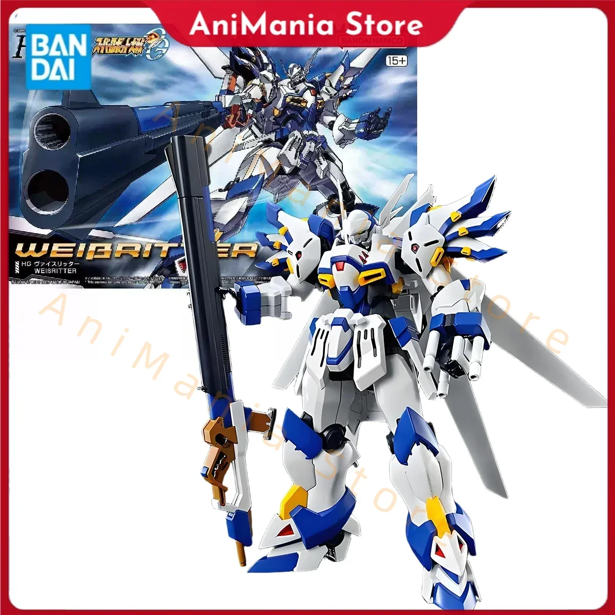 

Bandai Original GUNDAM HG Series WEIBRITTER Anime Action Figure Assembly Model Toys Collectible Model Ornaments Gifts