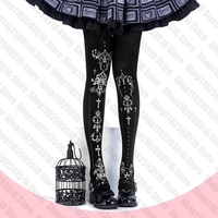 Tights Y2k Bodystocking Harajuku Theights Gothic Stockings Tights With Pattern Sexy Shoopy Emo Pantyhose Punk Fetish Sissy Women