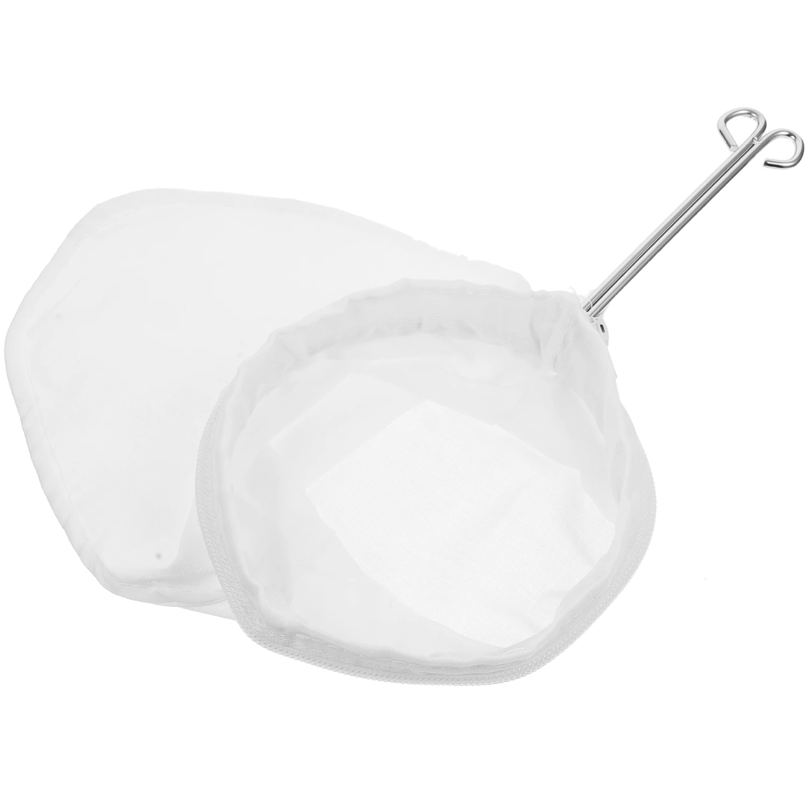 

Reusable Tea Filter Bag Coffee Strainer Fine Mesh Cotton Layer Stainless Steel Handle Home Cafe Kitchen Bar Accessories Tea