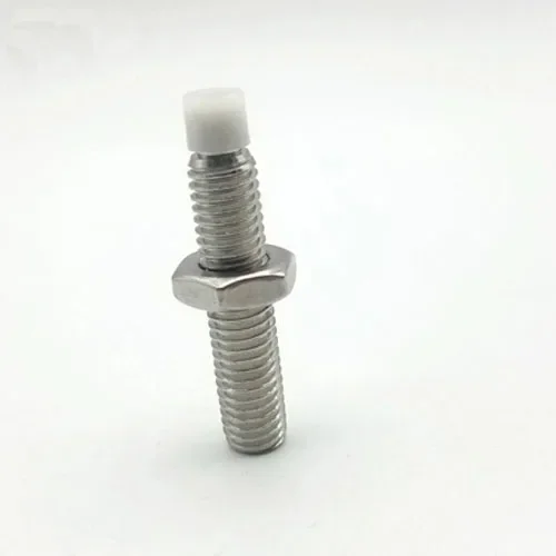 1pcs M10 Straight type Polyacetal Allen Stop bolt fixed Male end bolts Buffer screw replacement Hexagon socket type PUSS