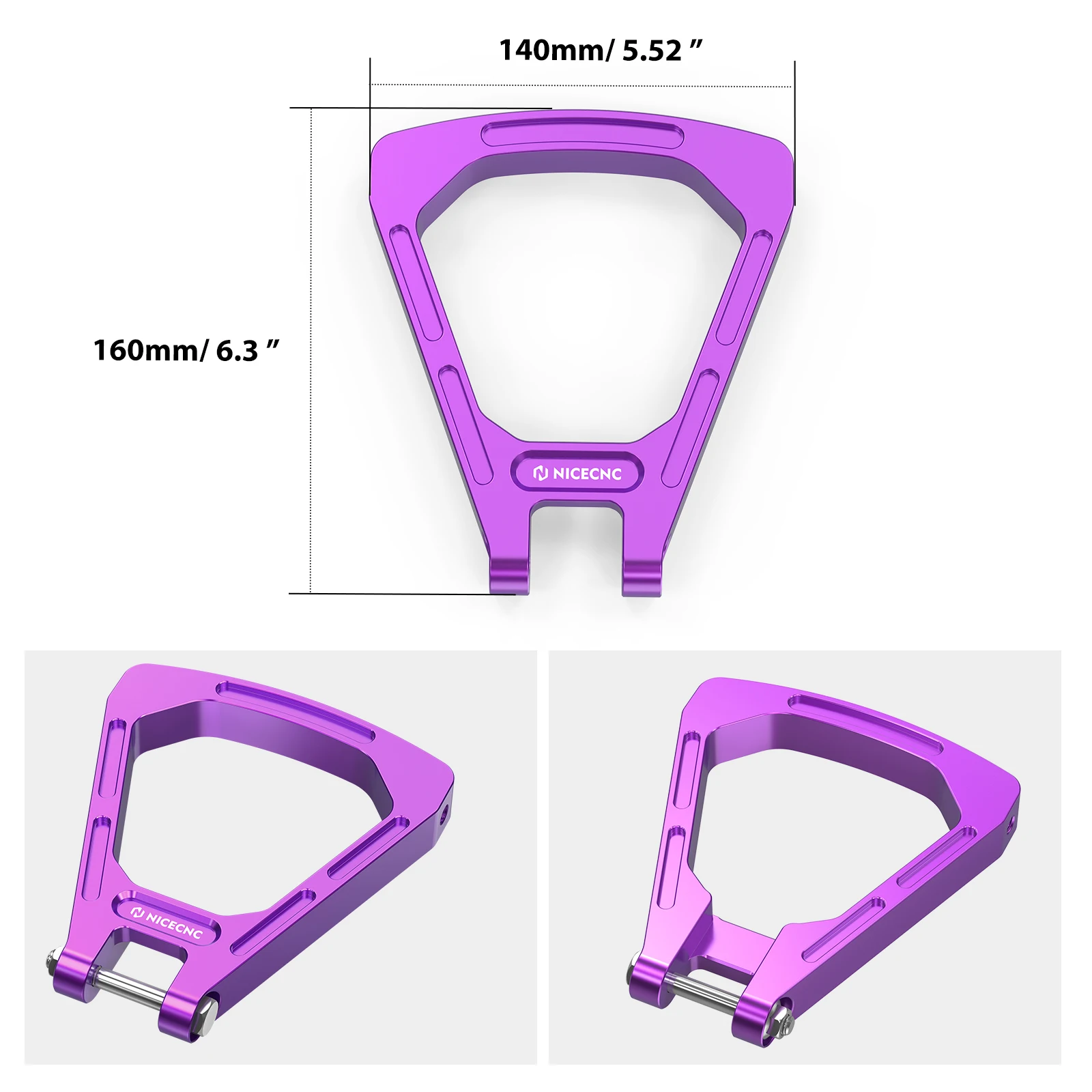 NICECNC Electric Dirt Bike Reinforced Shock-absorbing Rear Link Triangle Bracket For Surron Light Bee X S L1E Segway X160 X260