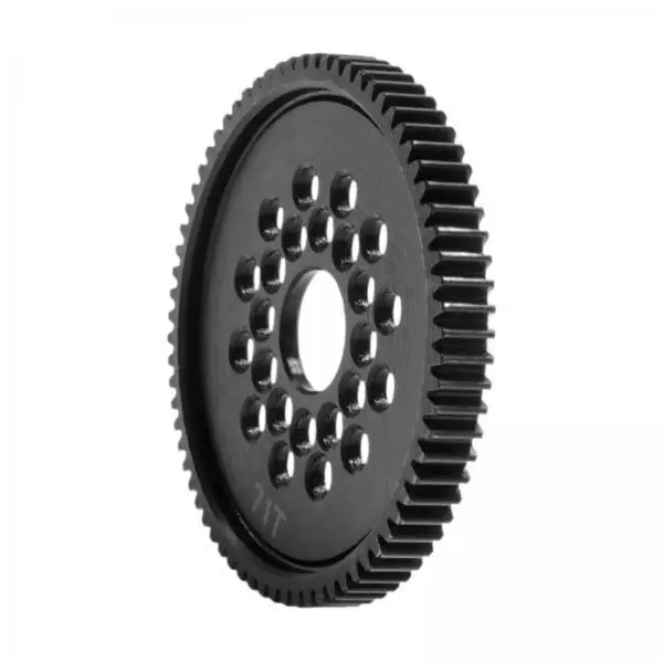 

71T Hardened Steel Drive Spur Gear for RC Car Large Replacement Part for TA08 XV02 06M Models