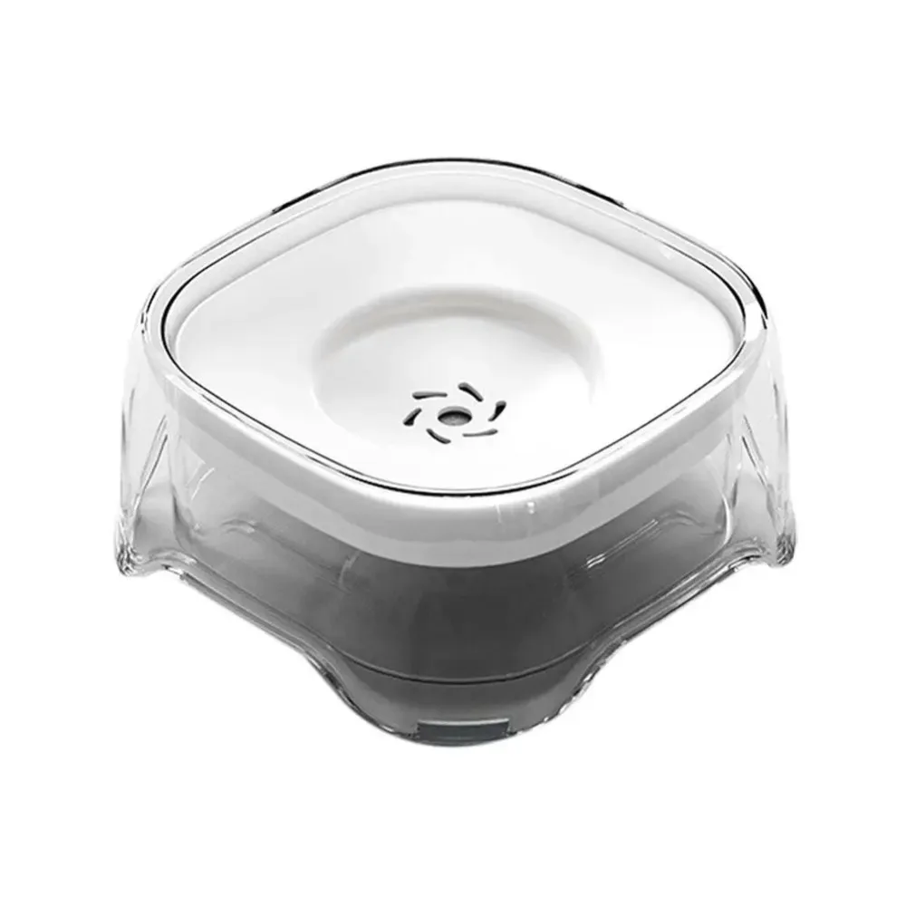 

Large Capacity 2000ml Pet Floating Bowl Floating Filter Transparent Design Pet Water Feeder Dry-Chin Technology Anti-Splash