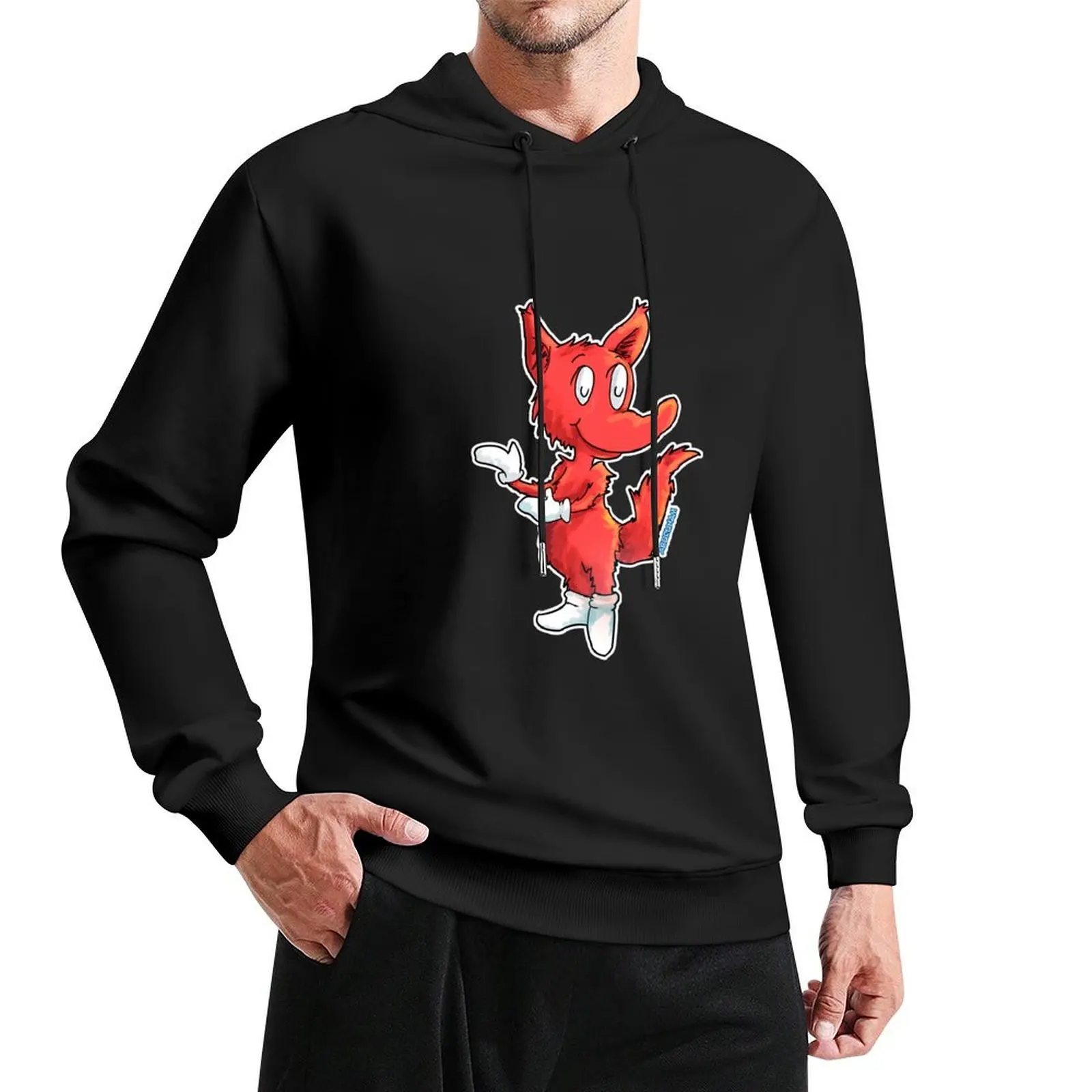 

Fox in socks Pullover Hoodie men clothing men's hoodies