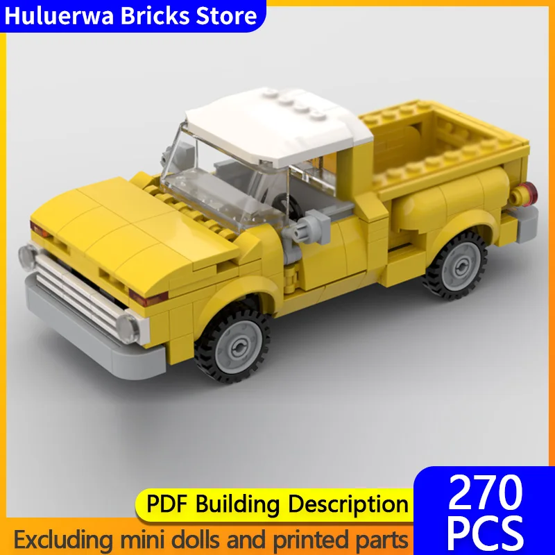 

Модель скоростного гиперкара MOC, строительные кирпичи C10, ступенчатый пикап, модульная технология, подарки, праздник, сборка, детские игрушки, костюм