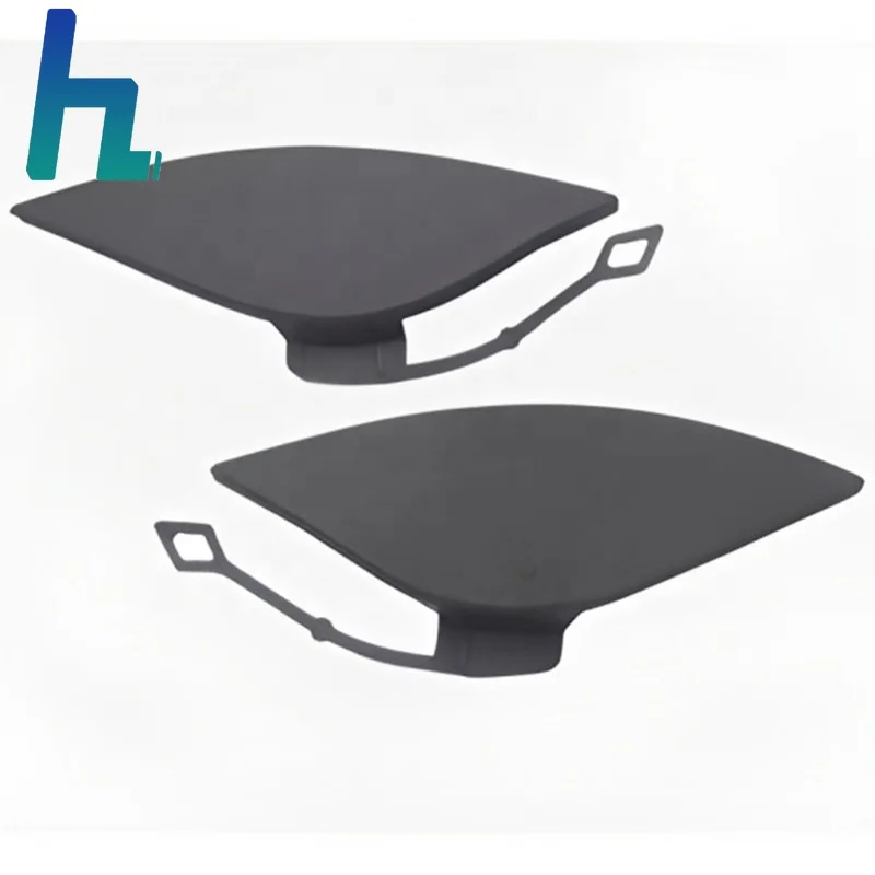 

51127176251 51127176252 Rear Tow Hook Cover Set Matte Black For BMW E71 X6 2008-2010