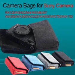 Camera Soft Storage Bags Case Protect Cover for Sony RX100M3 RX100M2 RX100M3 RX100M4 RX100M5 RX100M6 RX100M7 M2 M3 M4 M5 M6 M7