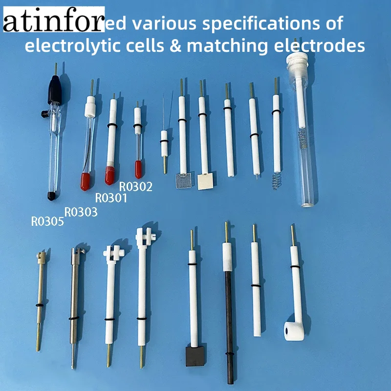 atinfor Working electrode clamp JJ110 Platinum,graphite, stainless steel,copper electrode clip multiple specifications