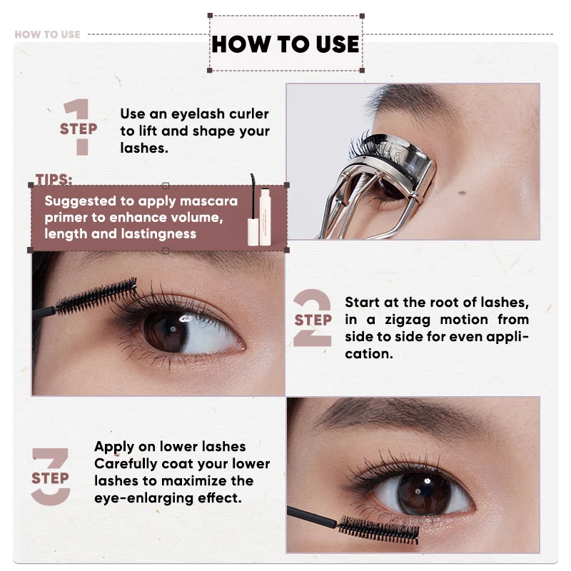 Judydoll Floral Wand Lengthening & Curling Colored Mascara - Smudge-Proof, Ideal for Friends, Girlfriends, Wedding Essentials
