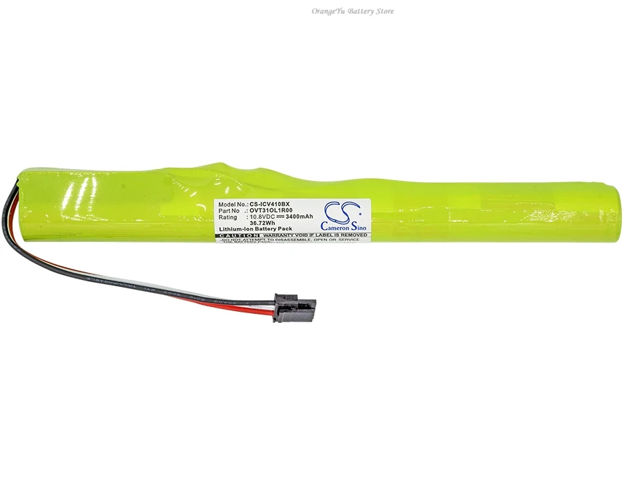 10.8V 3400mAh Barcode Scanner Battery for Honeywell Thor VM1 VM2 VM2W02, For Intermec CV41 VM1376, For LXE Thor VM1, Thor VM2