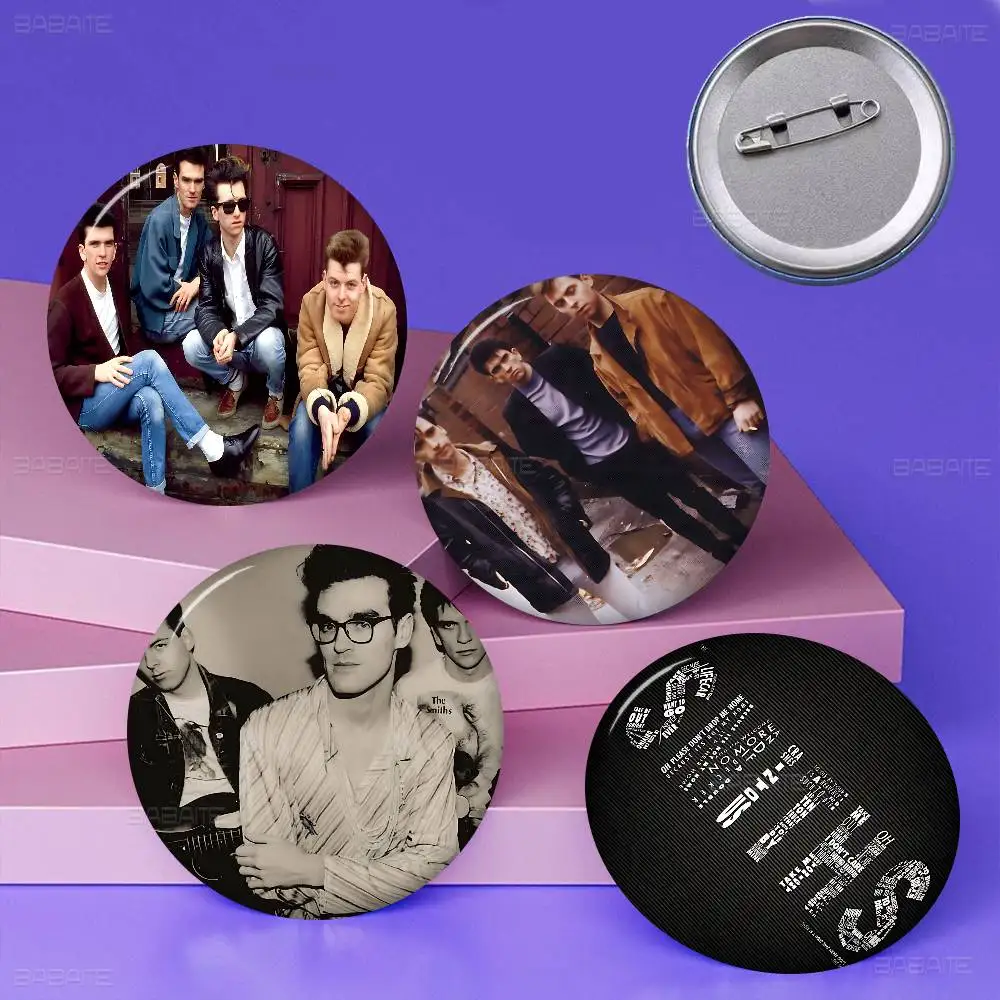 Rock Band The S-Smiths 58mm Handmade Brooch Cartoon Cosplay Badge on Backpack Jewelry Accessories Gifts