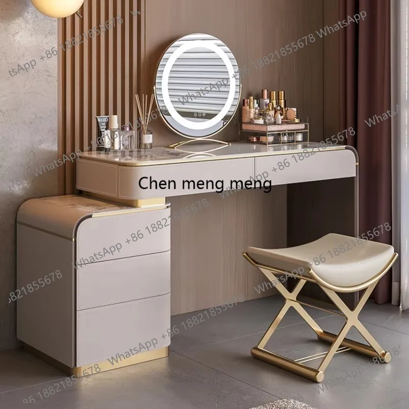 

Luxury Jewelry Dressing Table Modern Nordic Living Room Dressing Table Mirror Space Saving Kommode Schlafzimmer Home Furniture