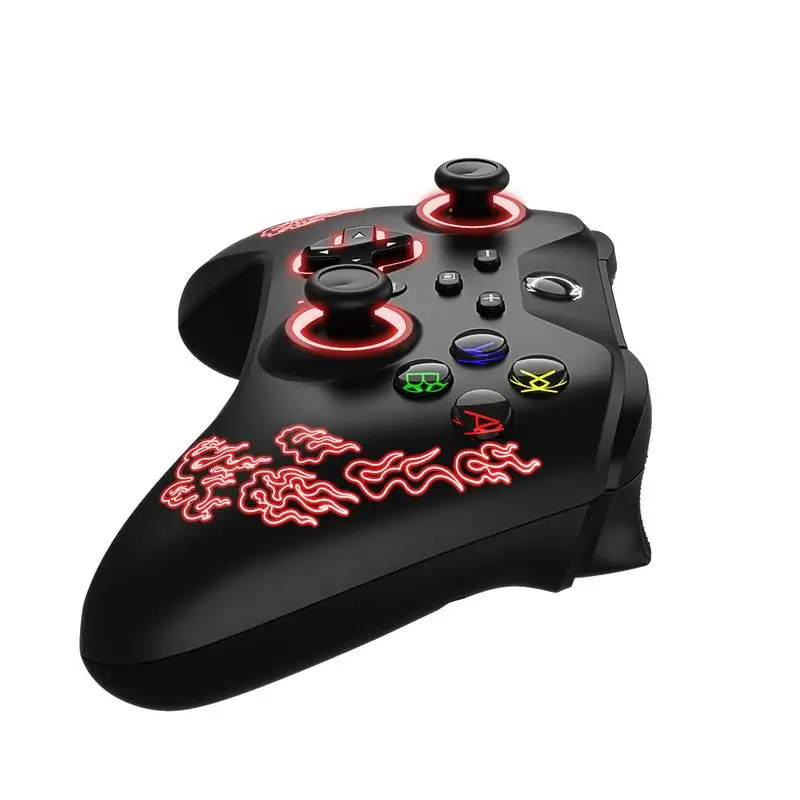 Bezprzewodowy kontroler Gamepad Przenośny kontroler PC z oświetleniem LED RGB Przenośna konsola do gier Joystick Kontroler Gamepad