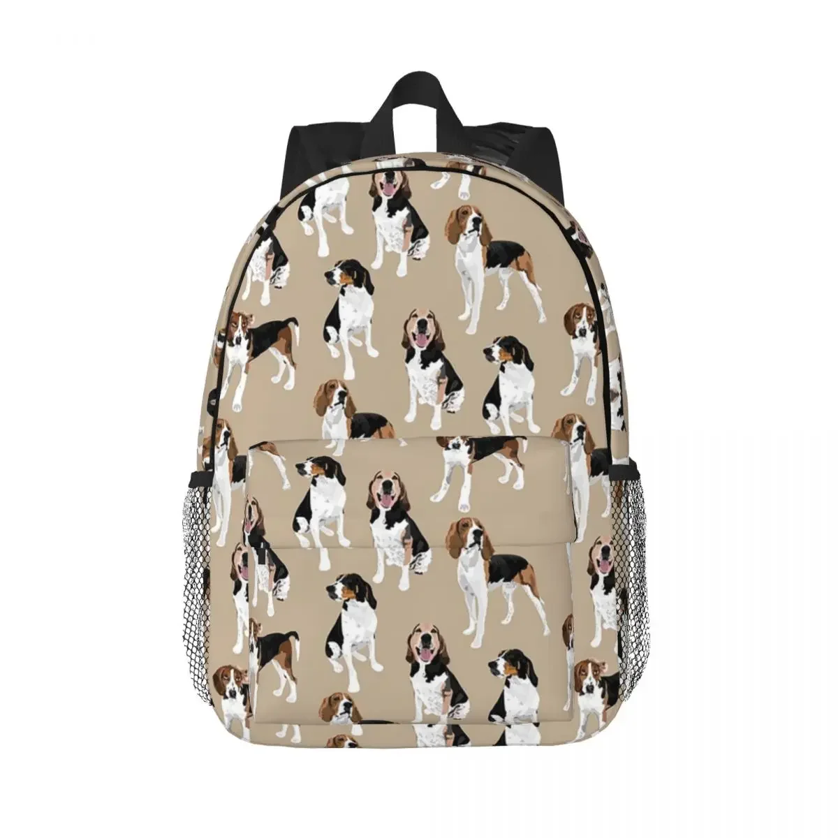 Treeing Walker Coonhound On Tan Рюкзаки для мальчиков и девочек Сумка для книг Студенты Школьные сумки Дорожный рюкзак Сумка на плечо большой вместимости
