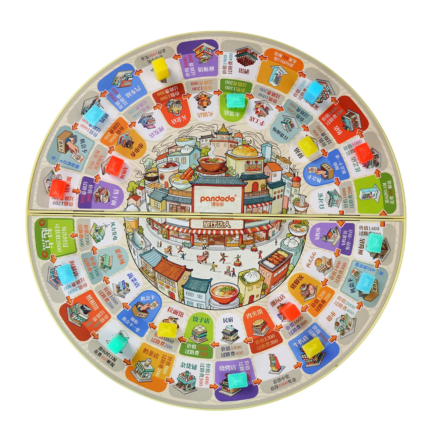 Parent-child Interactive Board Game Travel Expert Rich Guochao Flying Chess Party