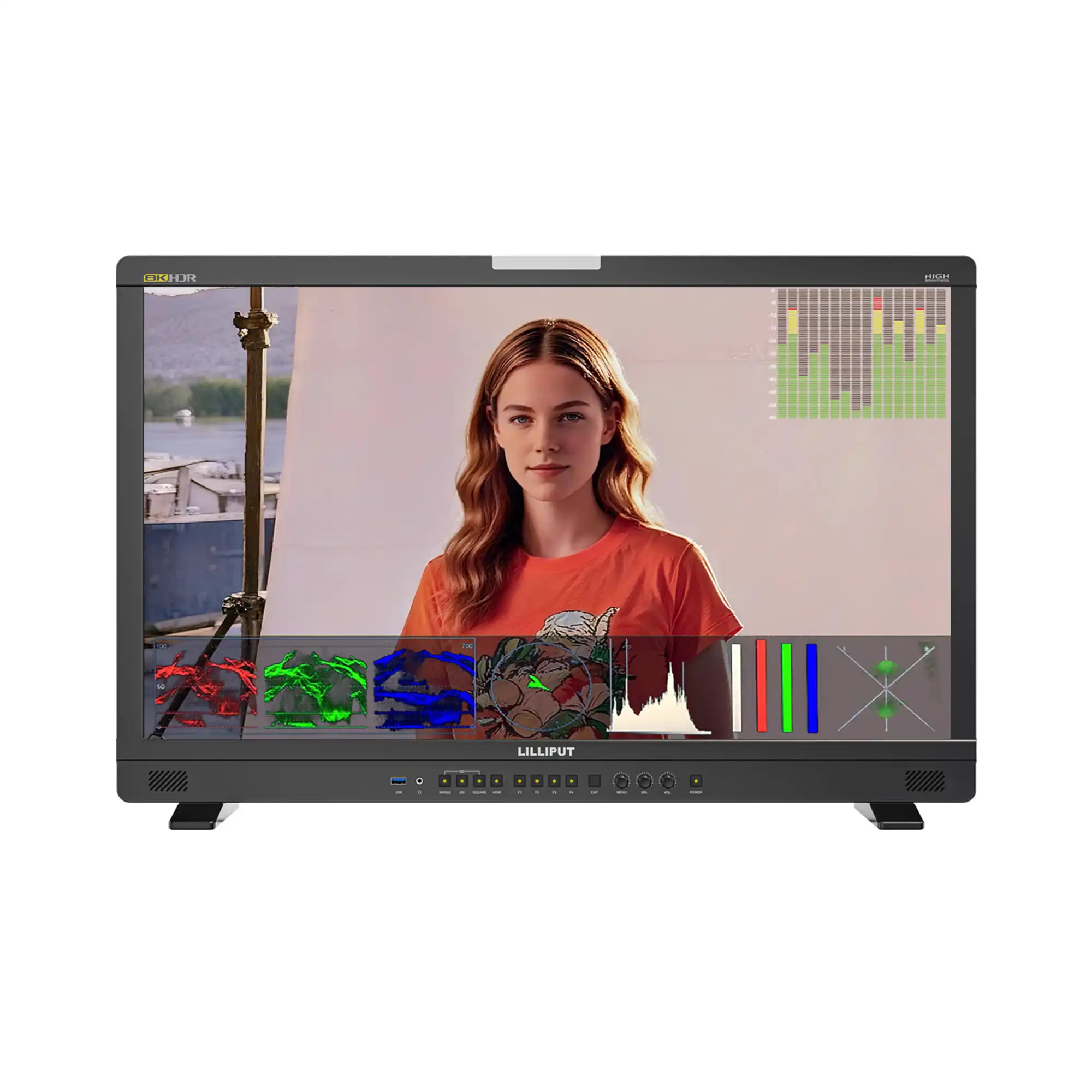 Lilliput UQ31 31.5 Inch 1000 Nits High Brightness HDR 3D-LUT TV Broadcasting Equipment 4K 12G-SDI HDMI2.1