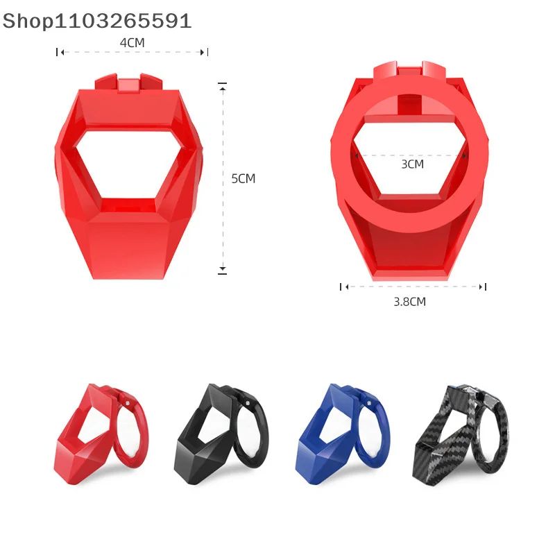 غطاء زر تشغيل/إيقاف محرك السيارة - ملحق داخلي أنيق مصمم لأنظمة الإشعال بالضغط على الزر #6