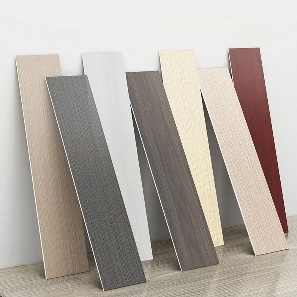 

Home Decor Self Adhesive Skirting Line Wood Grain Windowsill Floor Tile Sticker Waterproof Living Room Corner Wallpaper