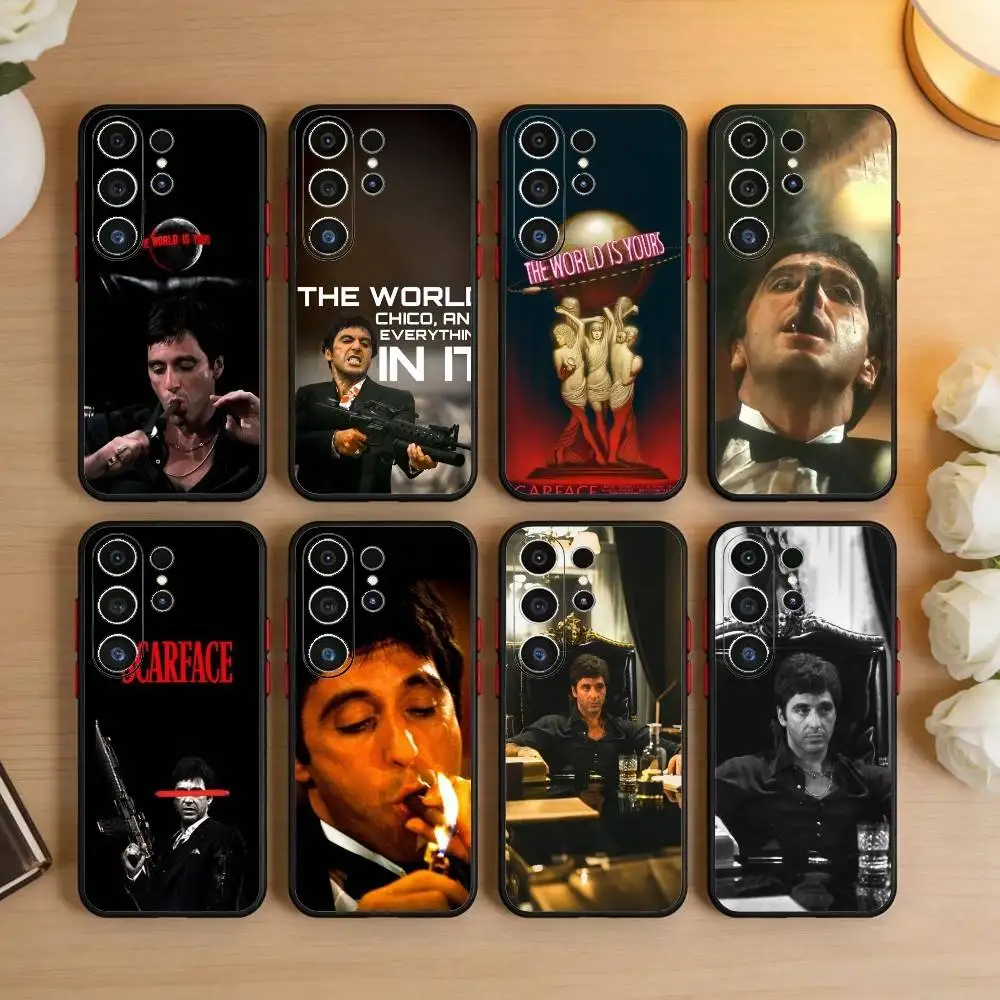 

1983 Film S-Scarface Phone Case For Samsung S26,S25,S24,S23,S22,S21,S20,Plus,Fe,Lite,Others Black Cover