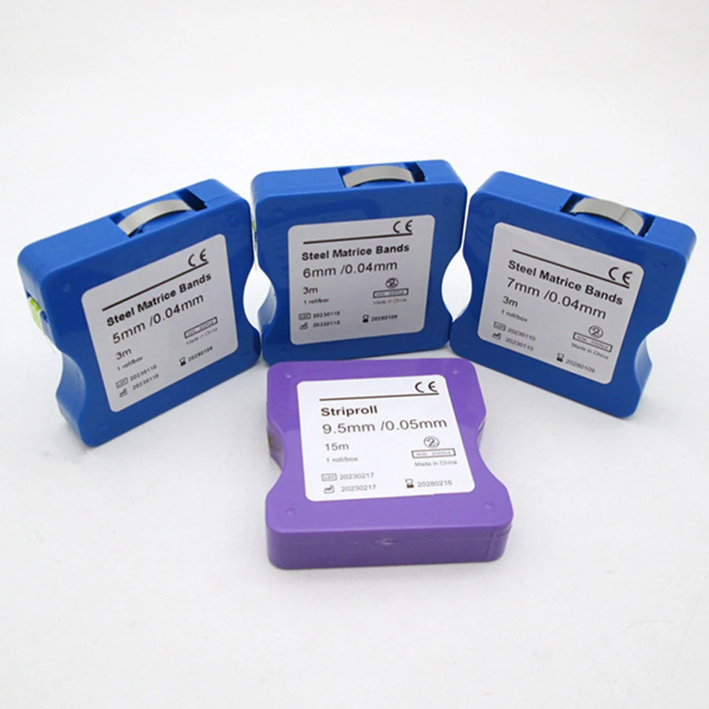 Dental Matrix Strips Stainless Steel/Resin Forming Strip Roll Matrice Bands Striproll For Teeth Restoration Filling Dentistry