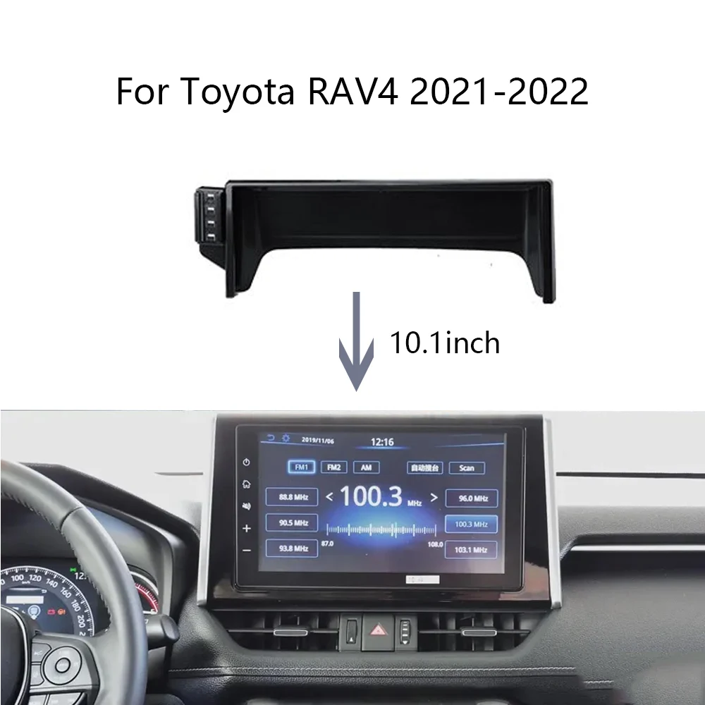 

Аксессуары для интерьера для Toyota RAV4 XA50 2021 2022 10,1-дюймовый автомобильный держатель для телефона, основание экрана, быстрая беспроводная зарядка