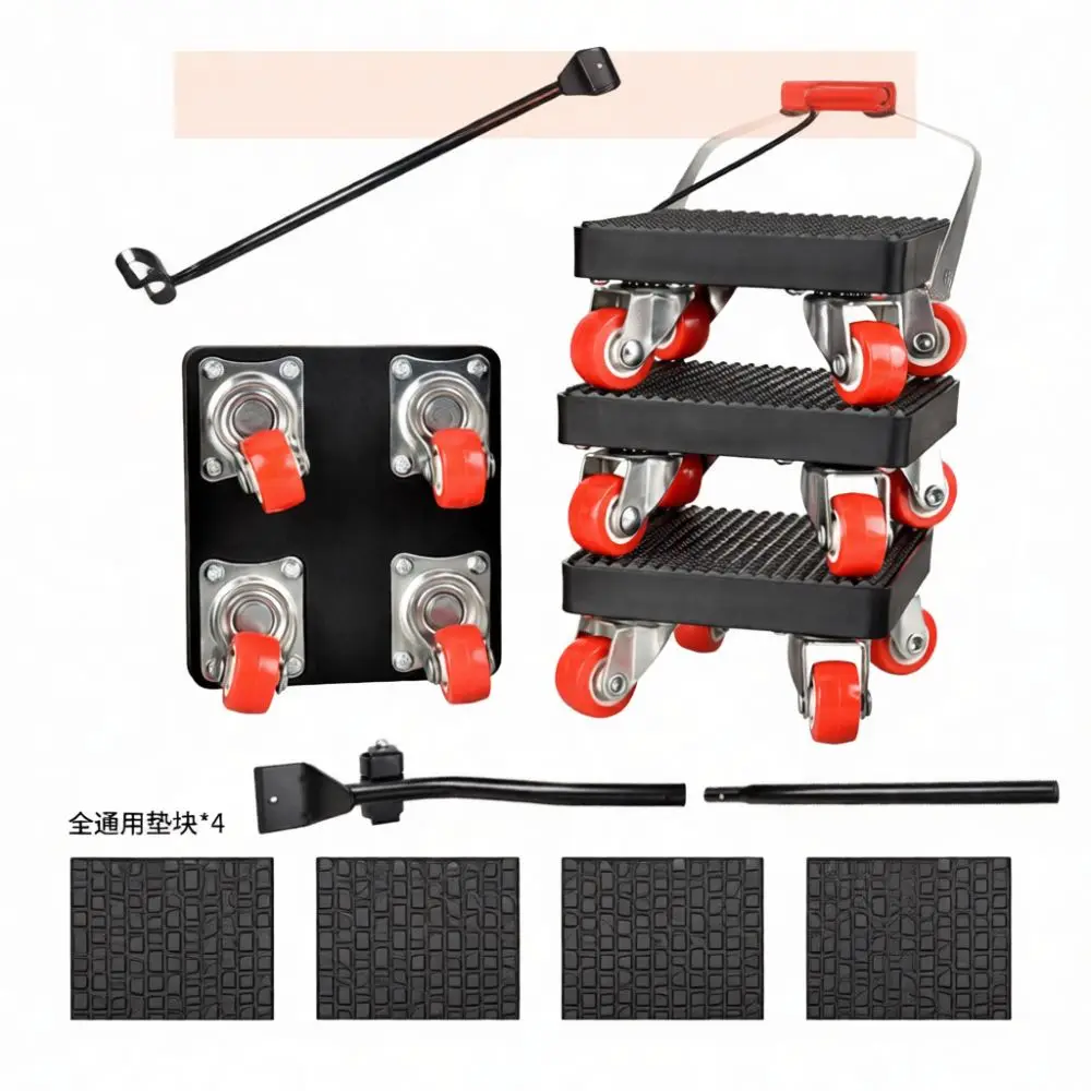 Ergonomic Furniture Mover Lifter Tool Heavy Duty Roller Slider System For Effortless Moving Of Beds Cabinets And Sofas