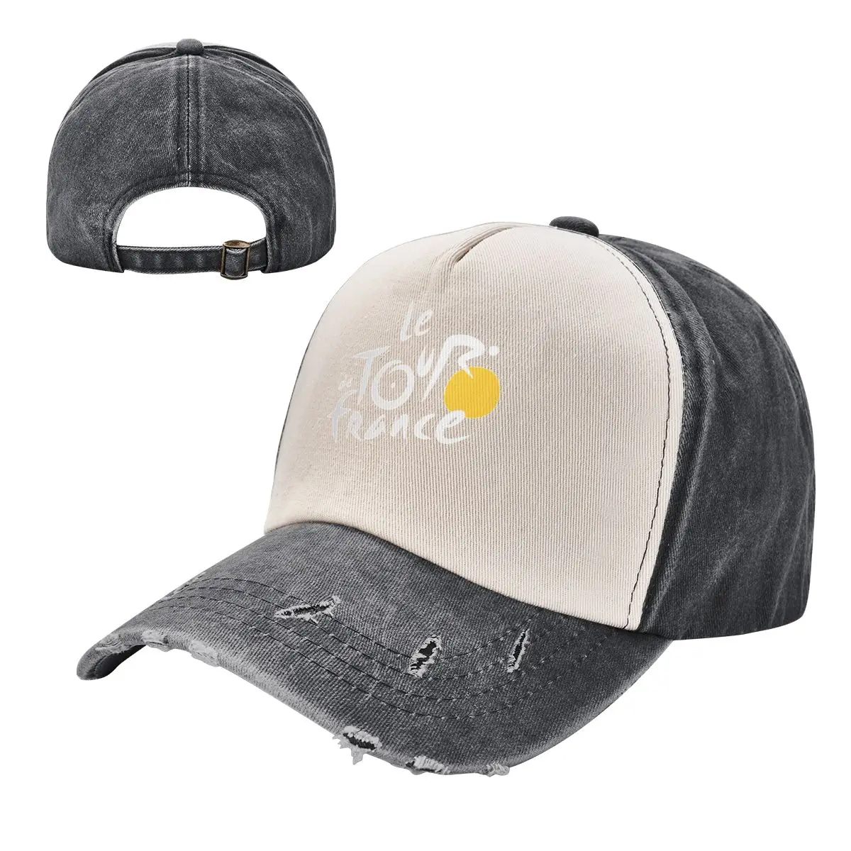 Le Tour personalizzato i cappelli in rete da Cowboy in cotone con berretto da Baseball francese