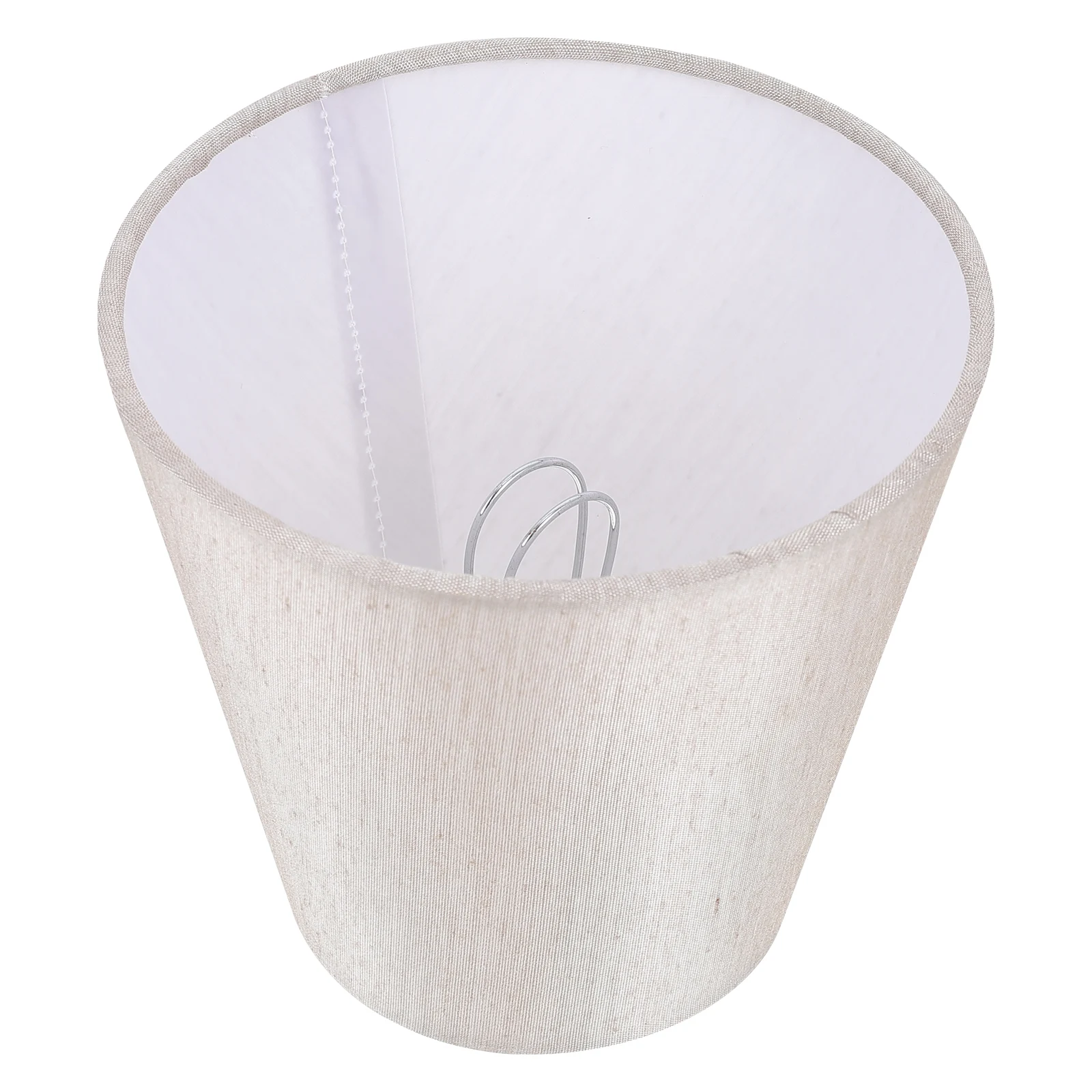 

1pc Simple Cloth Lampshade For Indoor Use Dustproof Easy Install Warm Lighting Decor Accessory Bedroom Home Light Fixture Cover