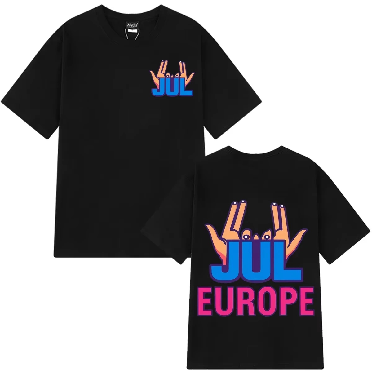 Summer Hot Sale Rapper Jul Tour 2026 Fashion Print TShirt Men Women Hip-hop Punk T-shirt Y2K Casual Loose Oversized T-shirt