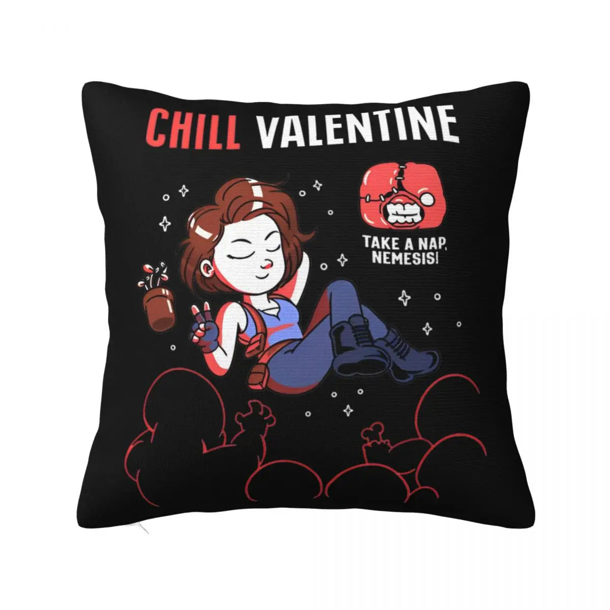 Residents Evils Jill Valentine Pillowcase Double-sided Printing Polyester Cushion Cover Decoration Throw Pillow Case Cover