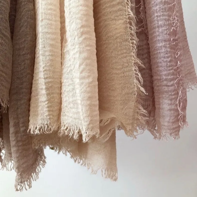 Solid Color Women Cotton Linen Scarf Long Shawl Hijabs Muslim Soft Headscarf Scarves Head Wraps Female Foulard Pashmina