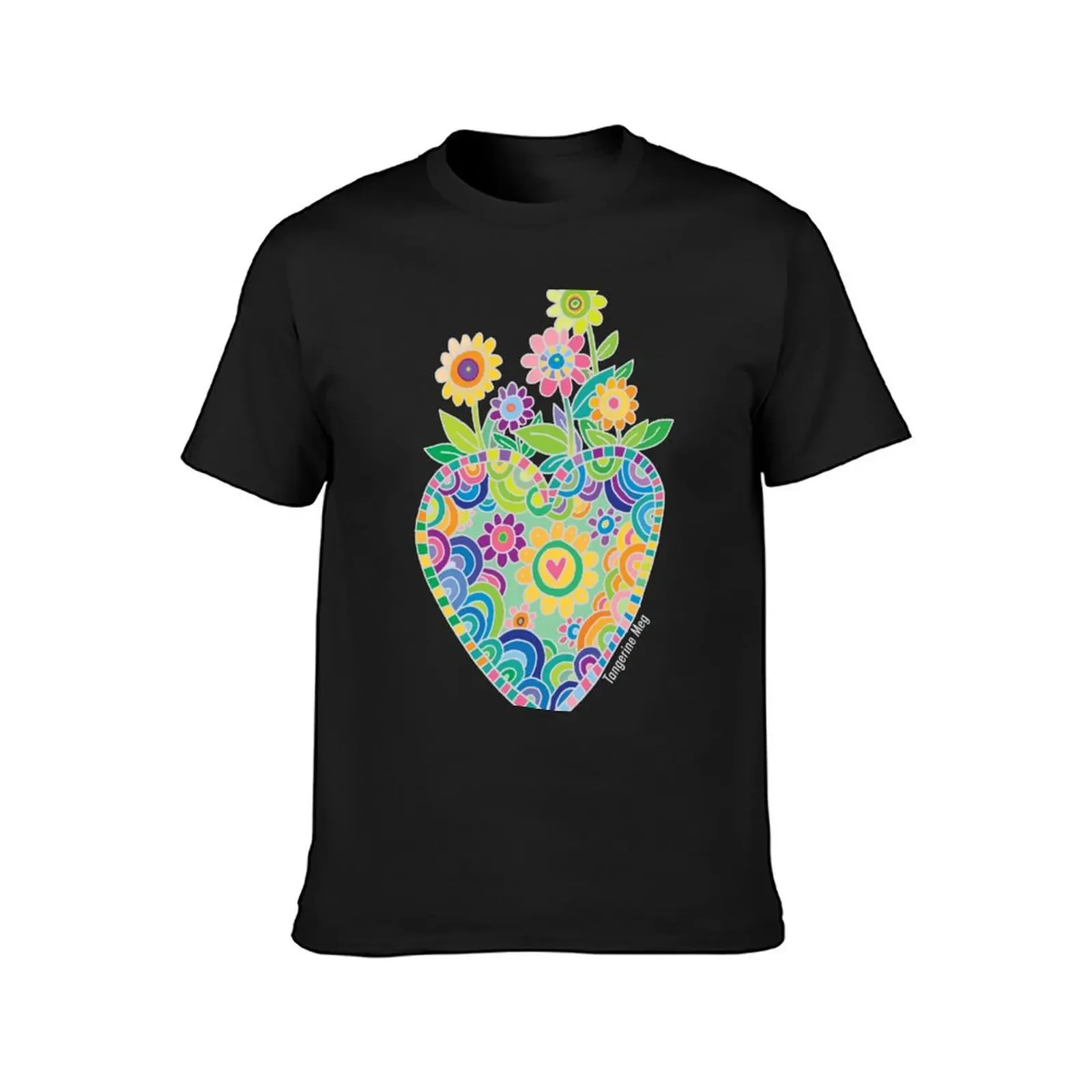 Blooming Heart 2019 T-Shirt anime figures graphic t shirts blacks animal prinfor boys mens t shirts pack