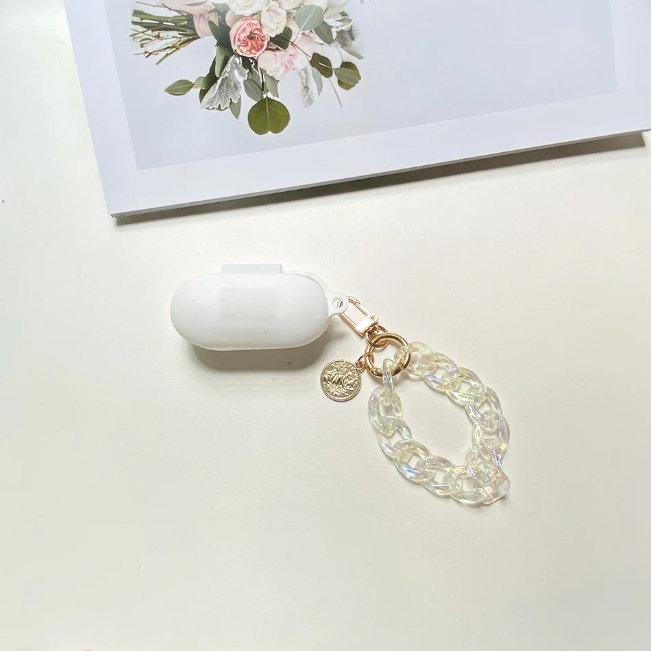 Ins flor fone de ouvido caso, silicone caso para haylou gt1/gt7/gt6/w1/gt5/gt3