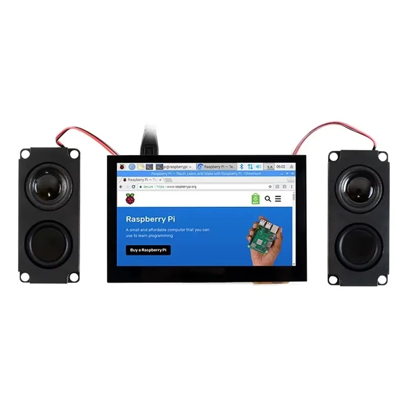 Raspberry PI 5th Generation 4.3-inch  High-definition Display, Capacitive Touch Screen, IPS Screen with Speakers