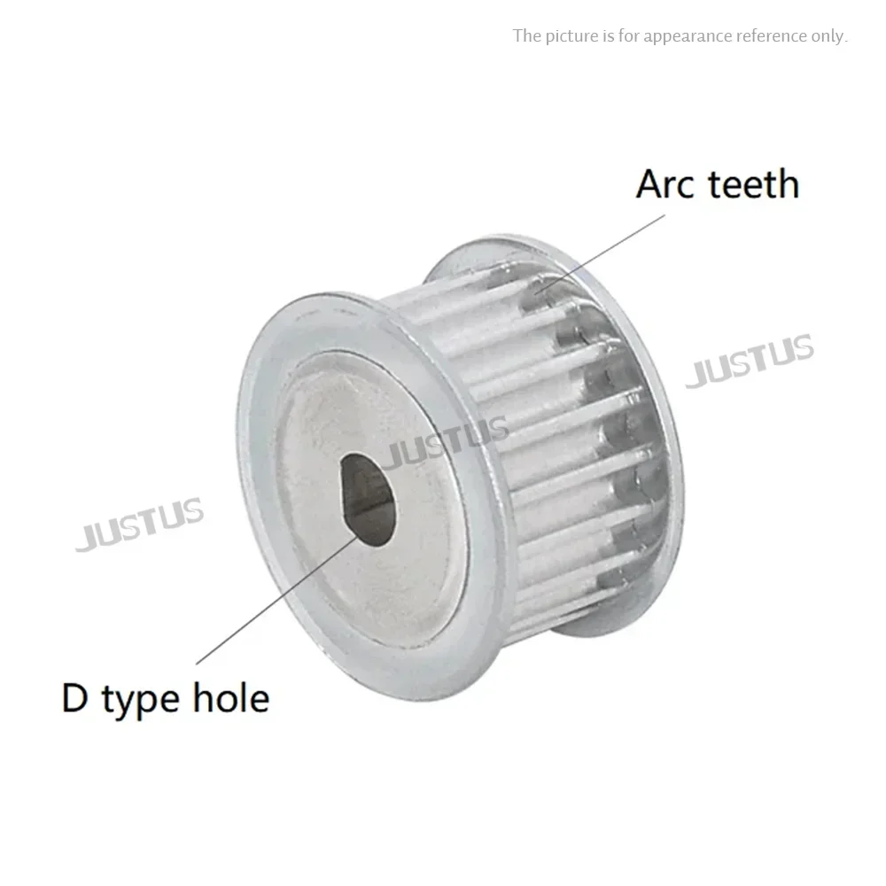 Polea de distribución HTD 3M, 28T/30T/32T/34 dientes, tipo AF, agujero D, 5x4,5mm ~ 15x14mm, tracción en rueda síncrona, paso de ancho de banda de 11/16mm, 3mm