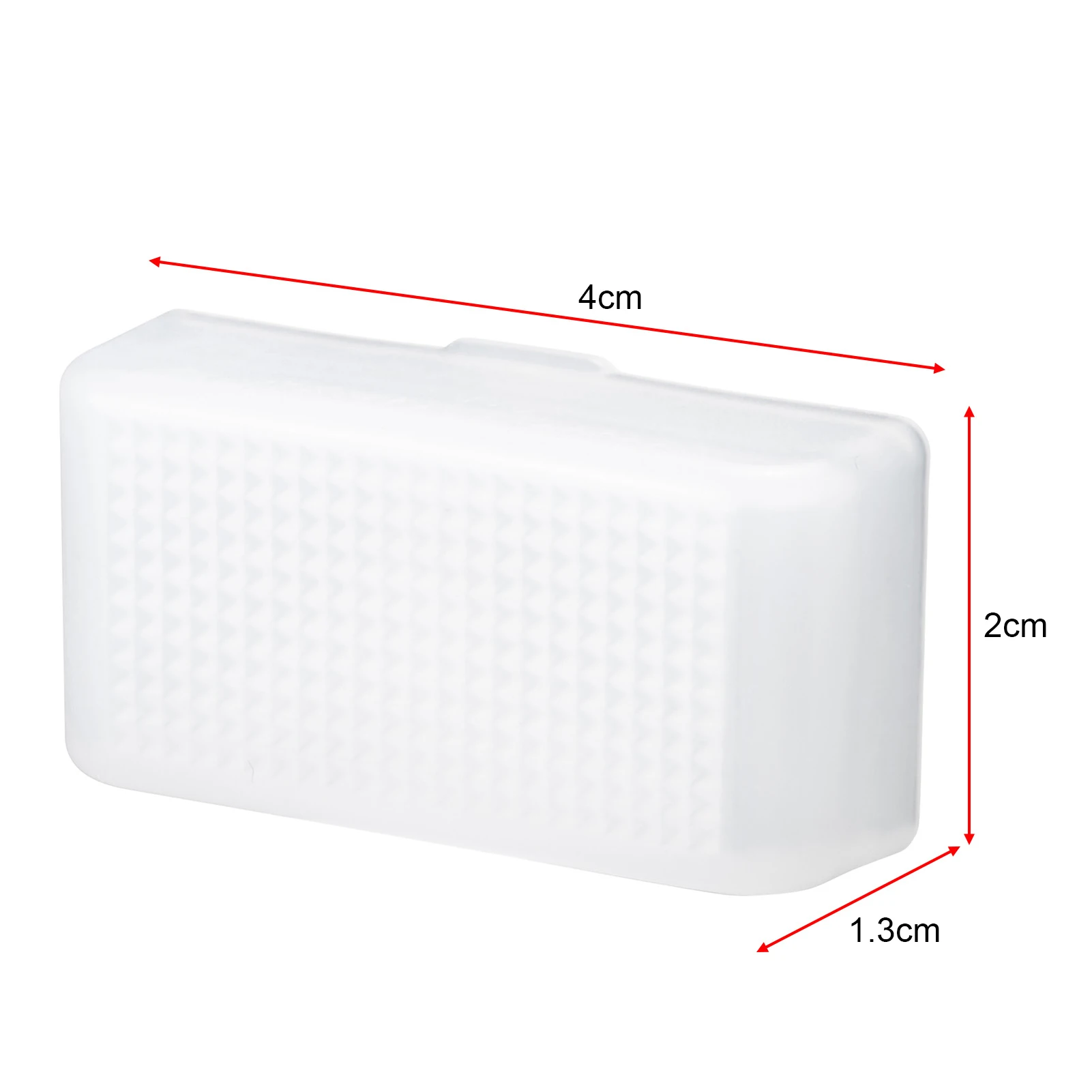 Picture 5: Diffuser Photography Flash Diffuser White Lamp Shade Diffuser Plug and Play for GODOX IM20 Mini Flash Photography Light Diffuser