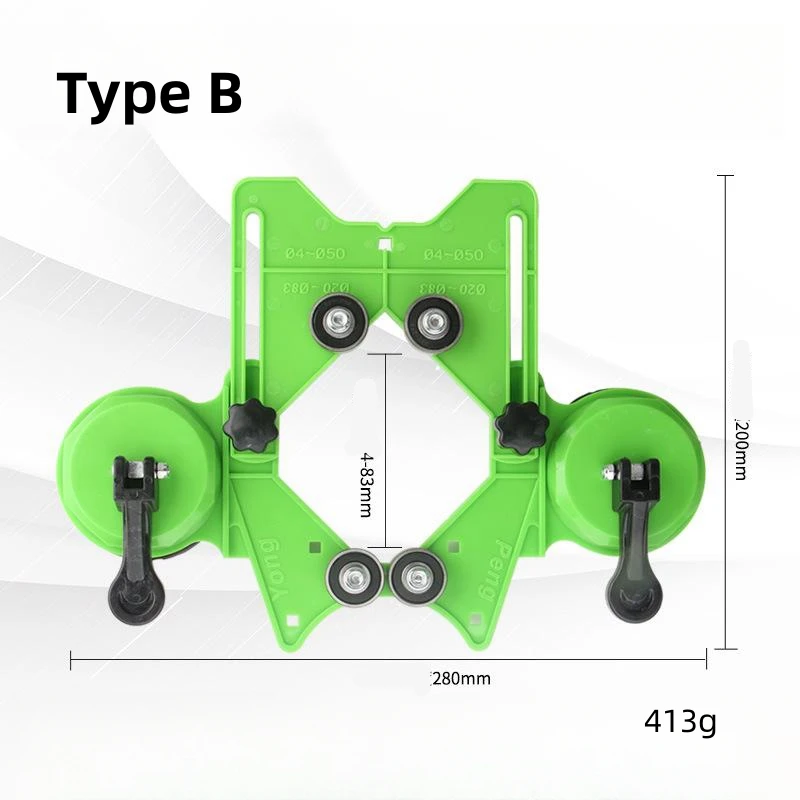 Allsome 4-83mm Glass Tile Opening Locator Suction Cup Marble Punch Drill Guide Diamond Drill Adjustable Guide Hole Locator