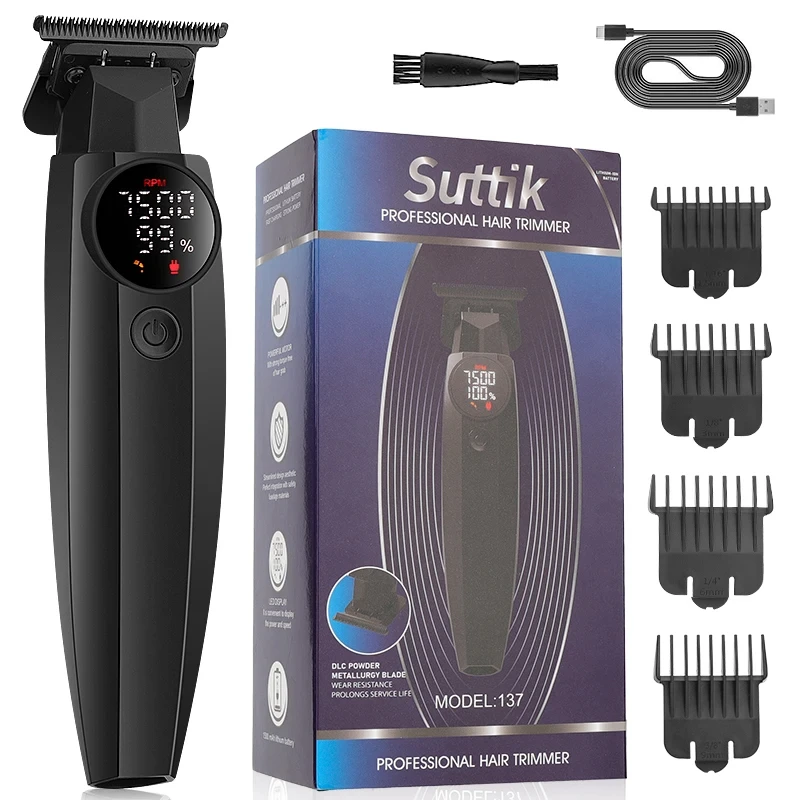 

Профессиональная электрическая машинка для стрижки волос Unicorn, 10 Вт, мощный перезаряжаемый триммер для волос для мужчин, парикмахерская машина для стрижки волос