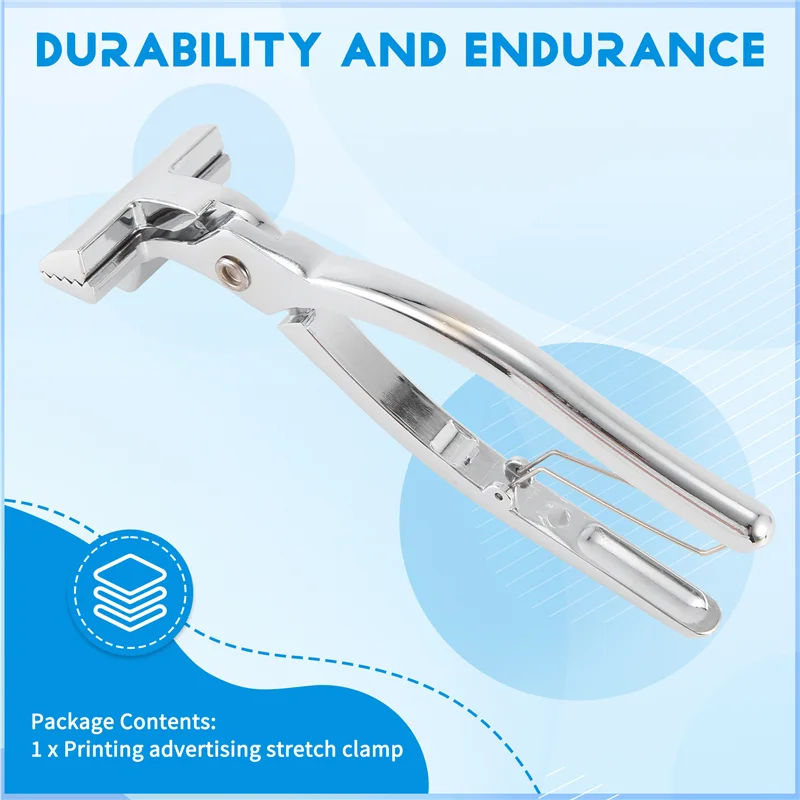 

A78U-Chrome Canvas Stretching Pliers For Stretcher Bars Artist Framing Tool