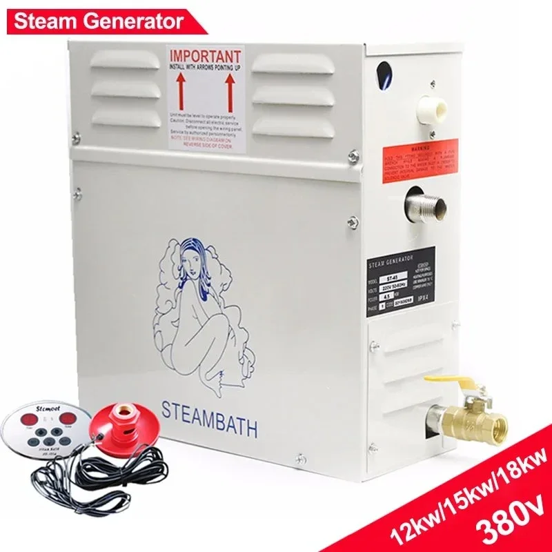 12KW/15kw/18kw Home  generator Sauna Dry stream  machine steam room machine Wet  Steamer with digital controller