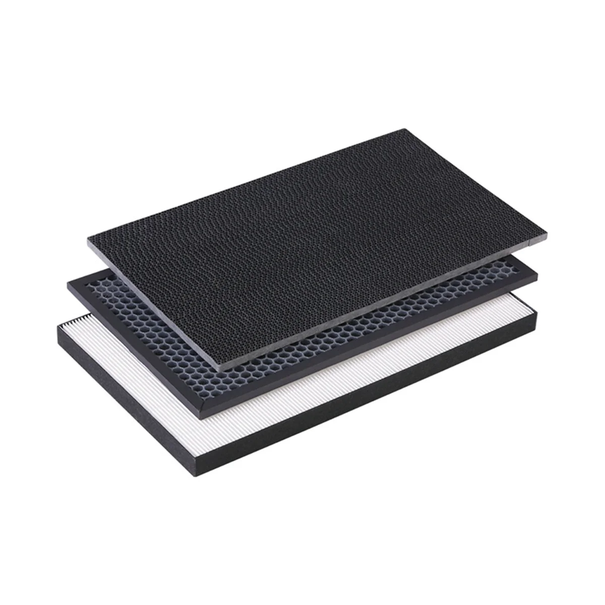 

HEPA Filter and Activated Carbon Filter Set for Sharp KC-CG60-S KC-CG60-T KC-CG605-T Air Purifier Parts