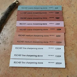 60-3000# Sharpener Stone Whetstone Bar Knife Sharpener Scissors Razor Polished Kitchen Knife Sharpening System Tool Household
