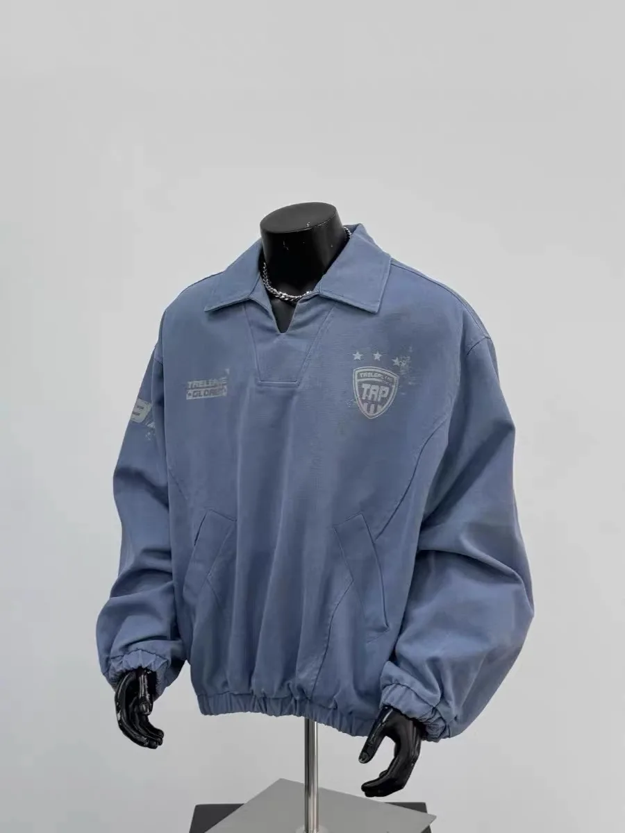 

Ретро американская тяжелая парусиновая куртка с капюшоном в стиле ретро, мужская спортивная верхняя одежда Barn Sle, свободная посадка для подростков Long Sve