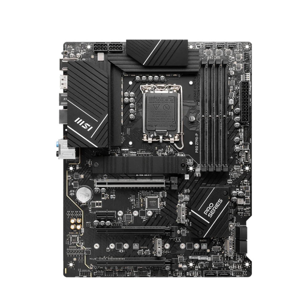 Imagem -05 - Msi-pro Z790-p Motherboard Suporte Lga 1700 I912900ks I7-12700 I5-12600k Cpu Chipconjunto Intel Z790 4xddr5 4xm.2 Pcie 5.0 Atx