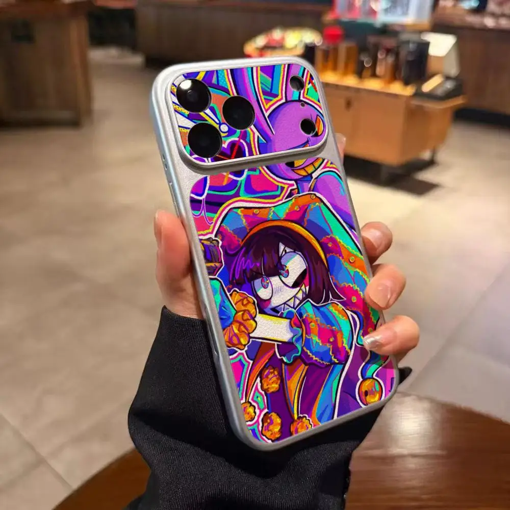 Anime The A-Amazing Digital Circus Phone Case Electroplated silver Shell FOR IPhone 17 16 15 14 12 Pro Plus 13 11 Pro MAX Cover - view 4