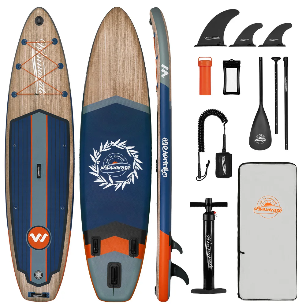 InnoExpo Opblaasbaar Stand Up Paddle Board Paddleboard Surfplank Surf Sup Board 320-350CM Antislip Watersport Paddle Board