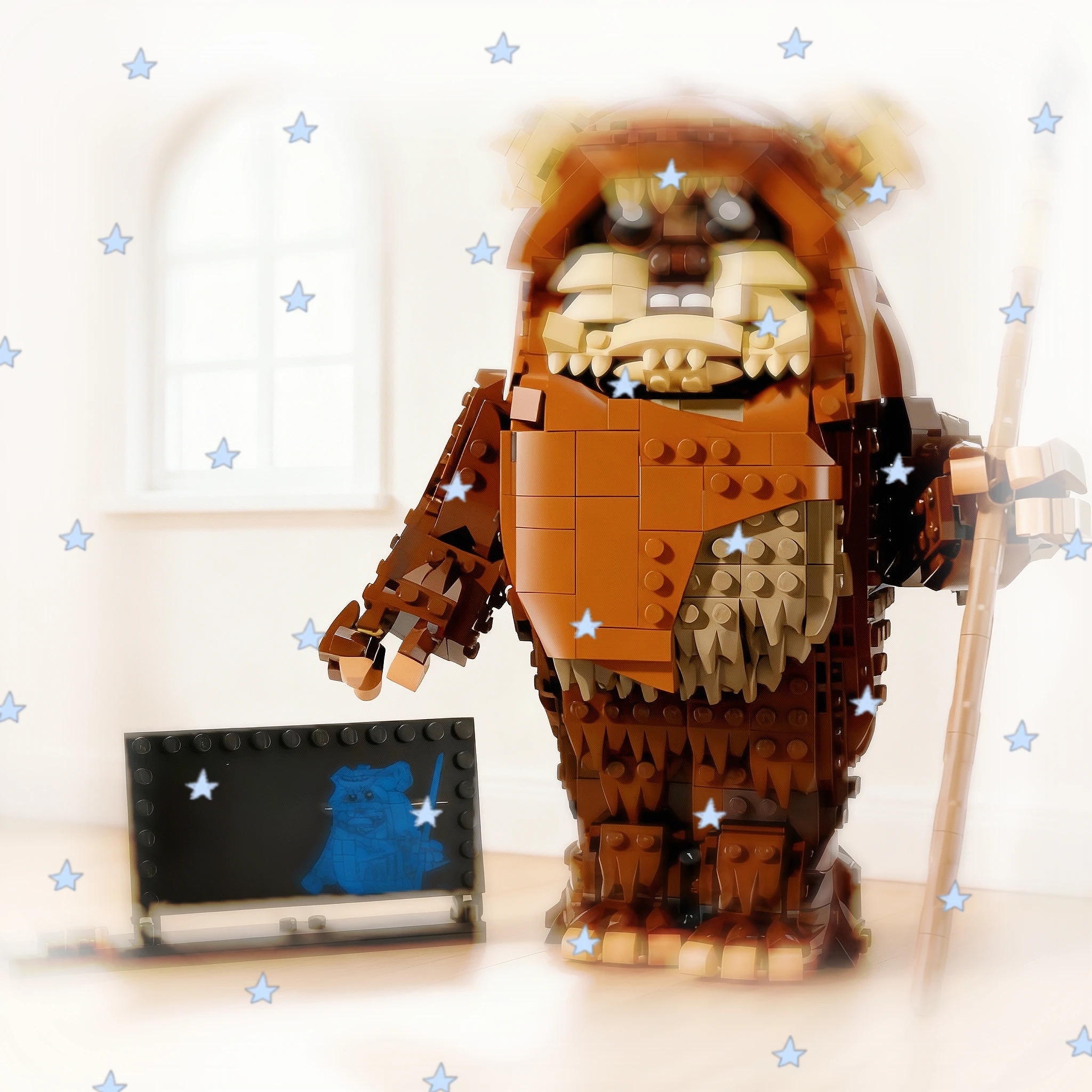 

1010 шт., милый медведь-варкет, совместимый с 75430, строительные блоки, сборка, образовательная модель для детей, рождественские праздничные подарки