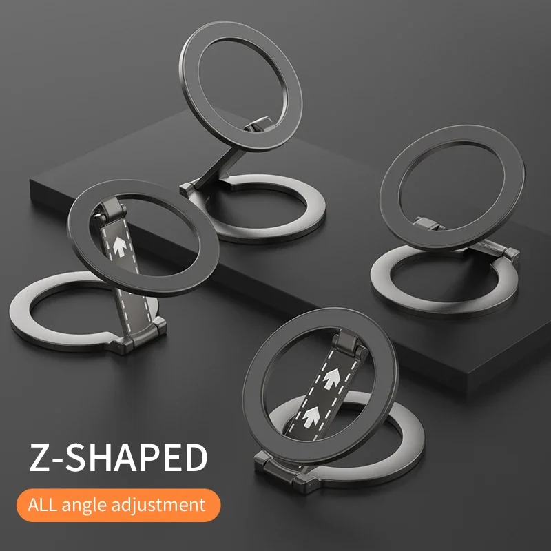 For Double-Sided Magnetic Phone Ring Holder for MagSafe Kickstand Magnet Grip for iPhone 16 15 14 For Huawei Xiaomi Stand Holder image 6