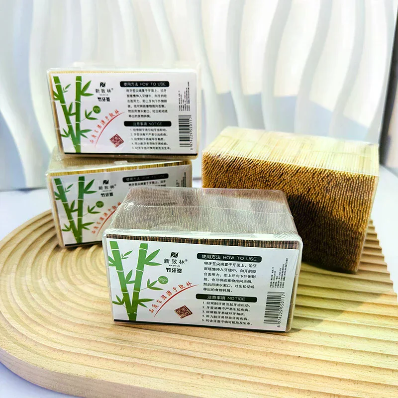 

200/3500PCS Disposable Dental Bamboo Toothpick Home Kitchen Restaurant Hotel Products Outdoor Picnic Portable Cleaning Tools